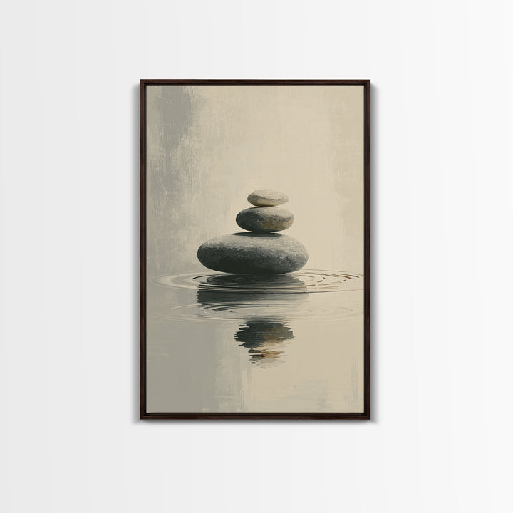 Atmospheric Misty Forest Cabin Warm Interior Oil Painting Wall Art Framed Canvas Print For Cozy Rustic Decor