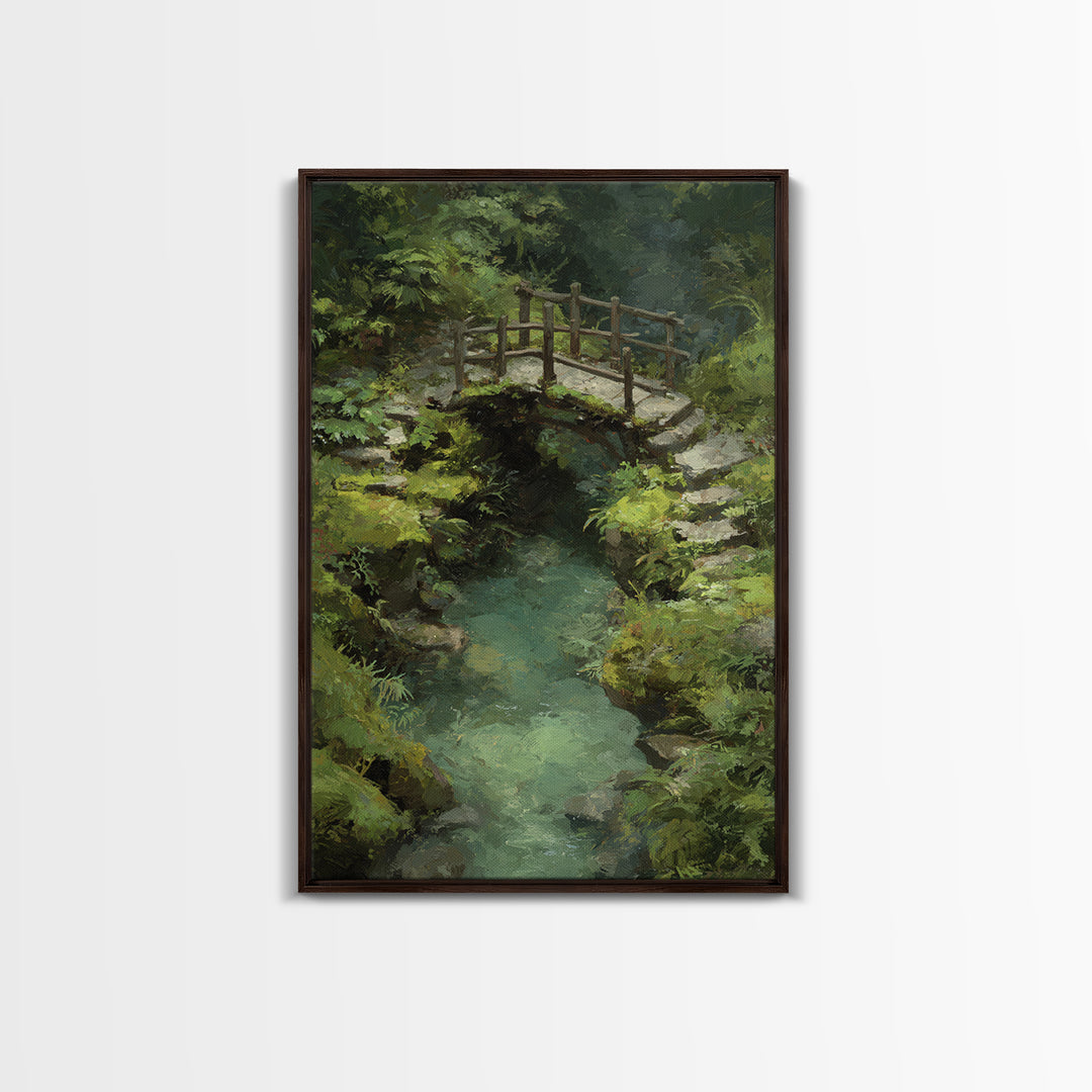 Enchanted Forest Glowing Lotus Tree and Meditating Buddha Colorful Spiritual Wall Art Canvas Print For Yoga Studio or Bedroom