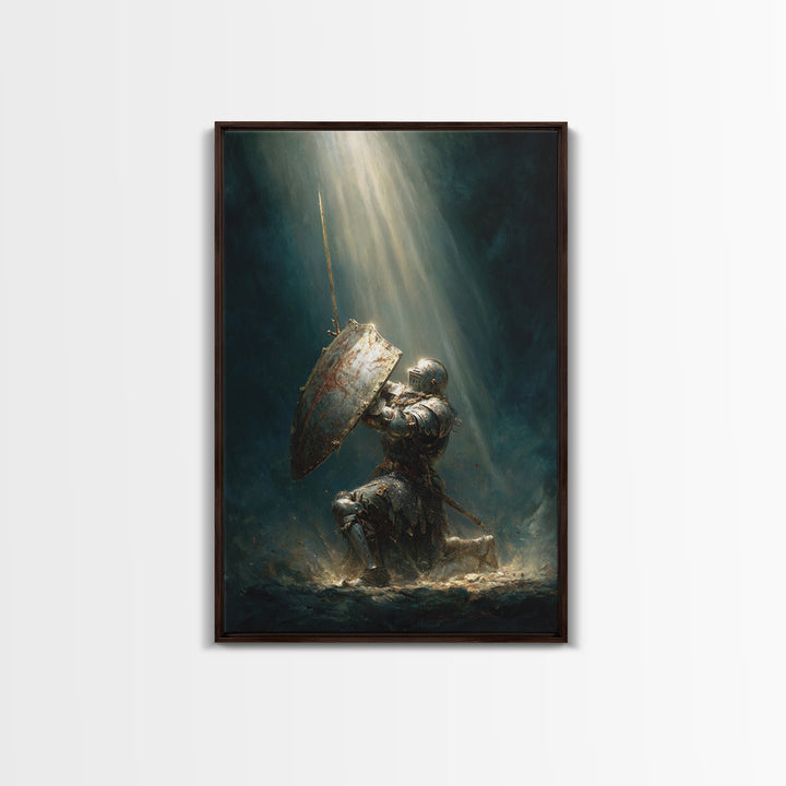 Peaceful Summer Lake With Canoe Dockside Scenic Landscape Wall Art Framed Canvas Print For Tranquil Home Decor