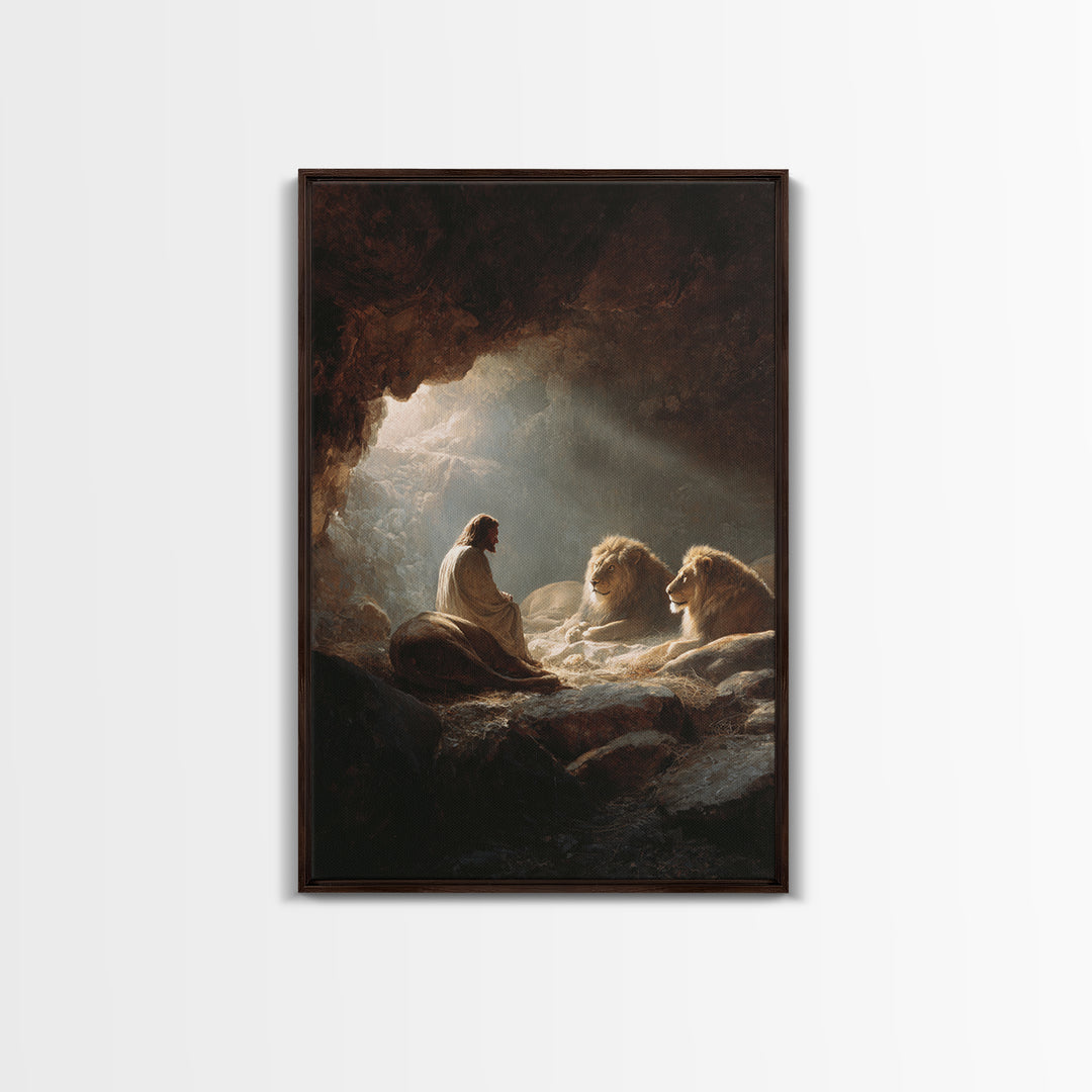 Epic Fantasy Knight Holding Sword Lightning Sky Dramatic Painting | Modern Canvas Print Wall Art For Home Decor Office