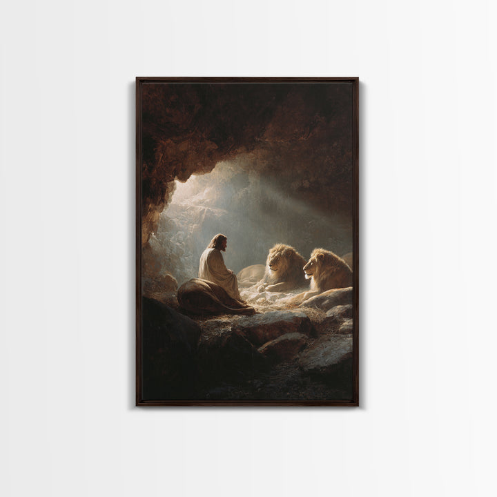 Epic Fantasy Knight Holding Sword Lightning Sky Dramatic Painting | Modern Canvas Print Wall Art For Home Decor Office