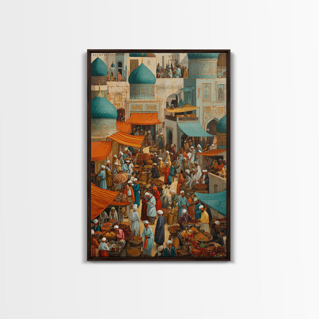 Medieval Knight Kneeling In Church With Sword And Candlelight Wall Art Framed Canvas Print For Spiritual Decor