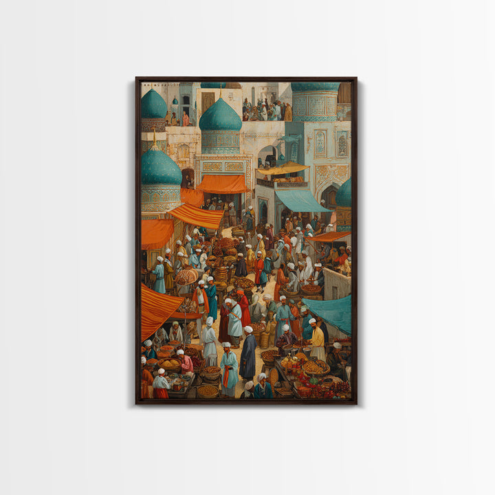 Medieval Knight Kneeling In Church With Sword And Candlelight Wall Art Framed Canvas Print For Spiritual Decor