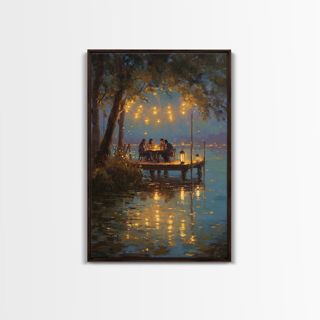 Vibrant Retro Futuristic Sunset With Lightning Over Neon Mountains Wall Art Canvas Print Modern Art For Home