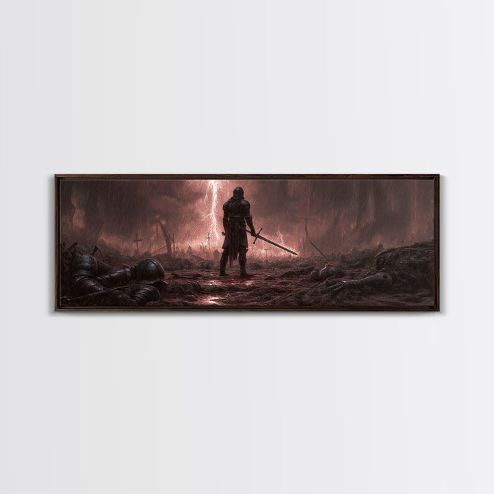 Abstract Cosmic Skyline At Night With Towering Skyscrapers Under Starry Sky Wall Art Modern Canvas Print