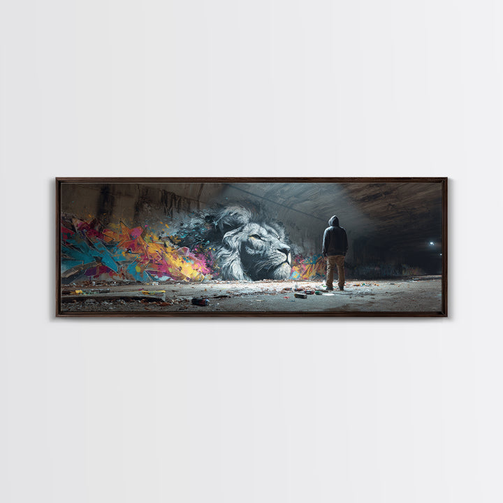 Biblical Moses Parting The Red Sea Epic Fantasy Wall Art Canvas Print Inspired By Legendary Story For Spiritual Home Decor And Office Art