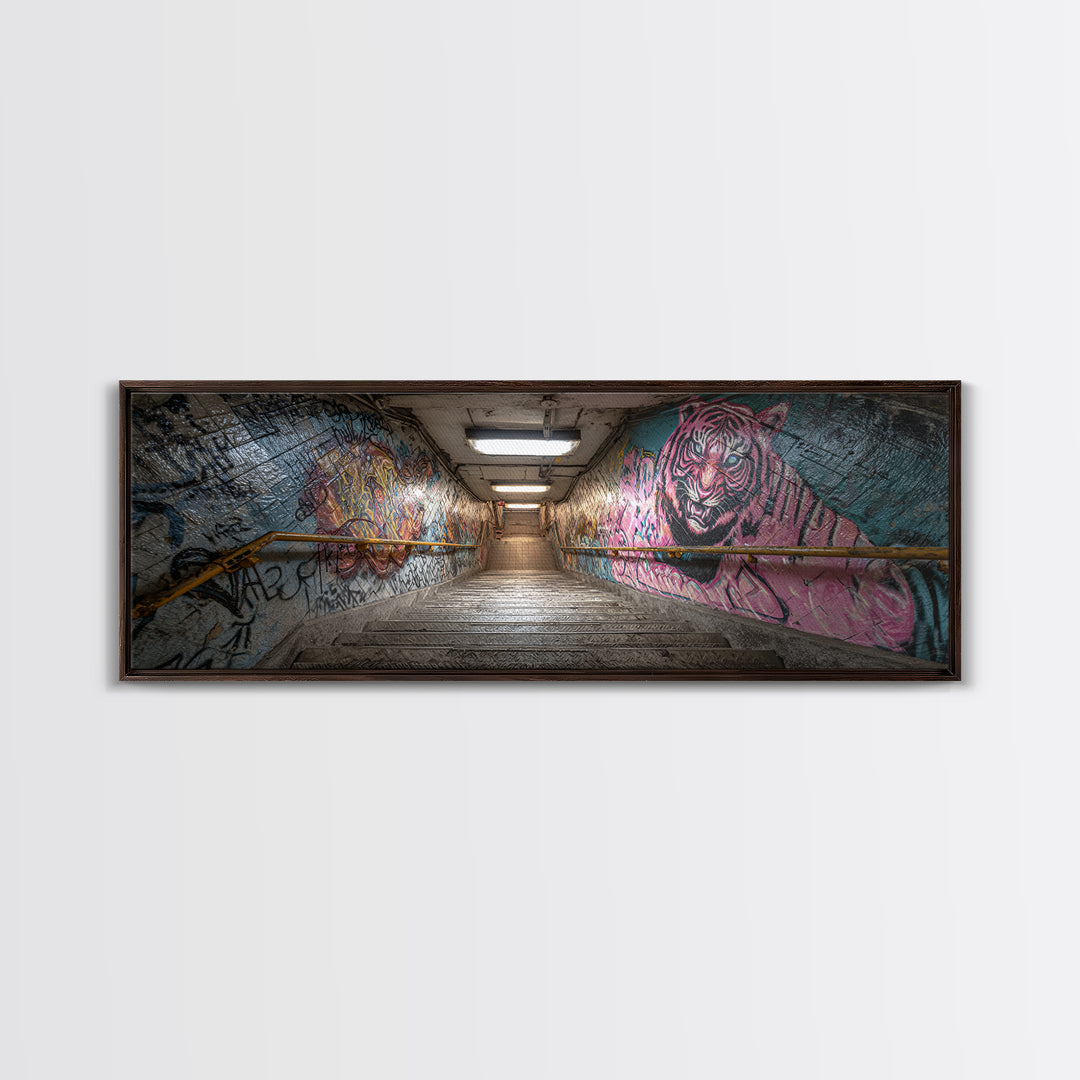 Fantastical Medieval Knight Amid Flames Fantasy Art Dark Dramatic Wall Art Canvas Print Gothic Home Decor
