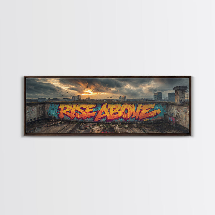 Urban Underground Subway Station Vibrant Tiger Mural Street Art Modern Wall Art Canvas Print For Home Decor