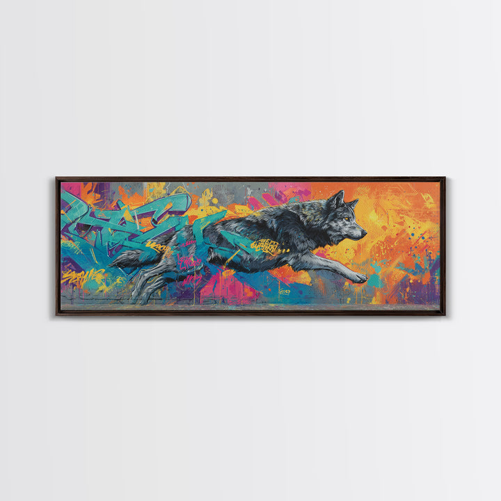 Illuminated Middle Eastern Night Market Painting Wall Art Framed Canvas Print Warm Vibrant Cultural Decor