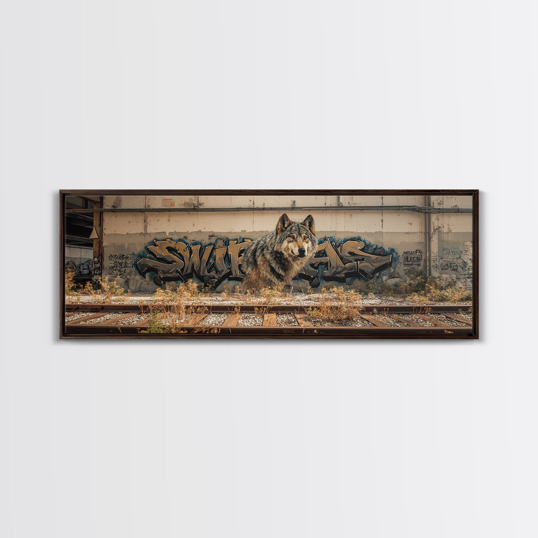 Beautiful Renaissance Style Jesus In Cave With Lions Wall Art Framed Canvas Print Religious Home Decor