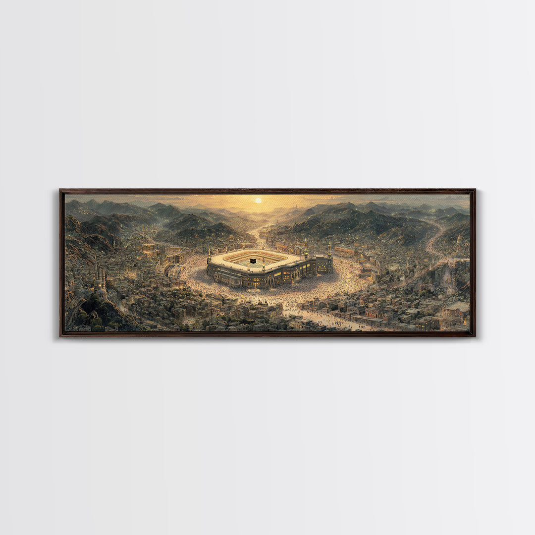 Kneeling Knight In Armor With Sword Inside Ancient Ruins Dramatic Medieval Scene Framed Canvas Print Historical Wall Art Decor Gift