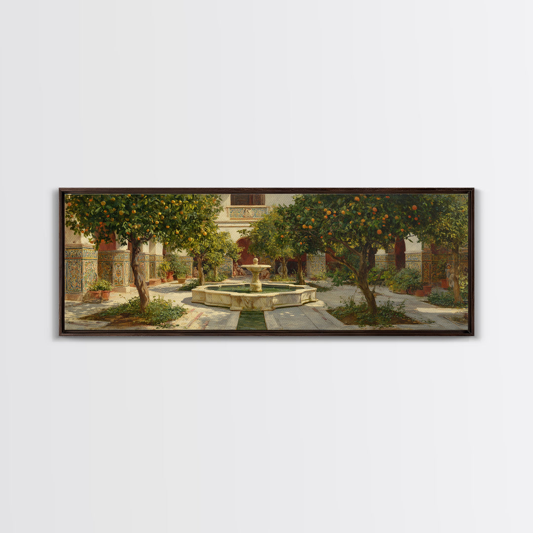 Classic European Cityscape With Modern Skyline And Glowing Lights At Dusk - Elegant Wall Art Framed Canvas Print For Living Room Decor