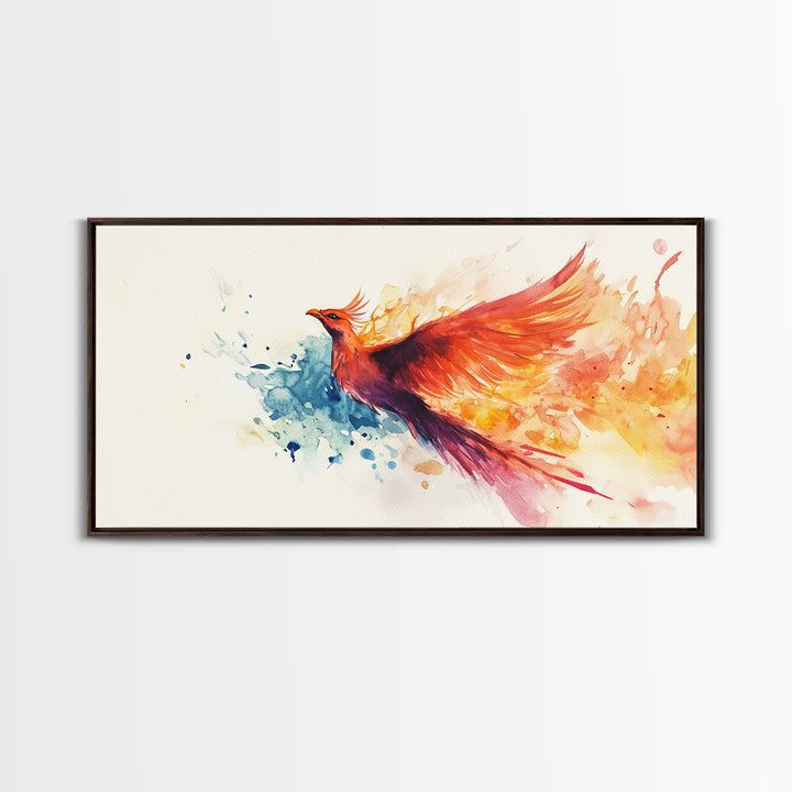 Phoenix In Flight - Canvas Print - Inspirational Wall Art