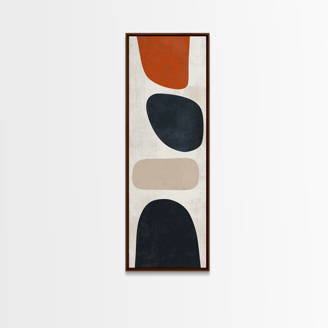 Framed Canvas Print Modern Geometric Wall Art Boho Minimalist Style Abstract Above Couch Art Ideal Living Room Bedroom Art Wall Decor