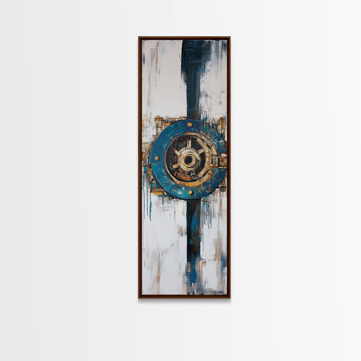 Ocean, Coastal Decor, Canvas Print, oyster painting, nautical decor, coastal wall art, farmhouse art, rustic wall art, above sofa art, gift idea