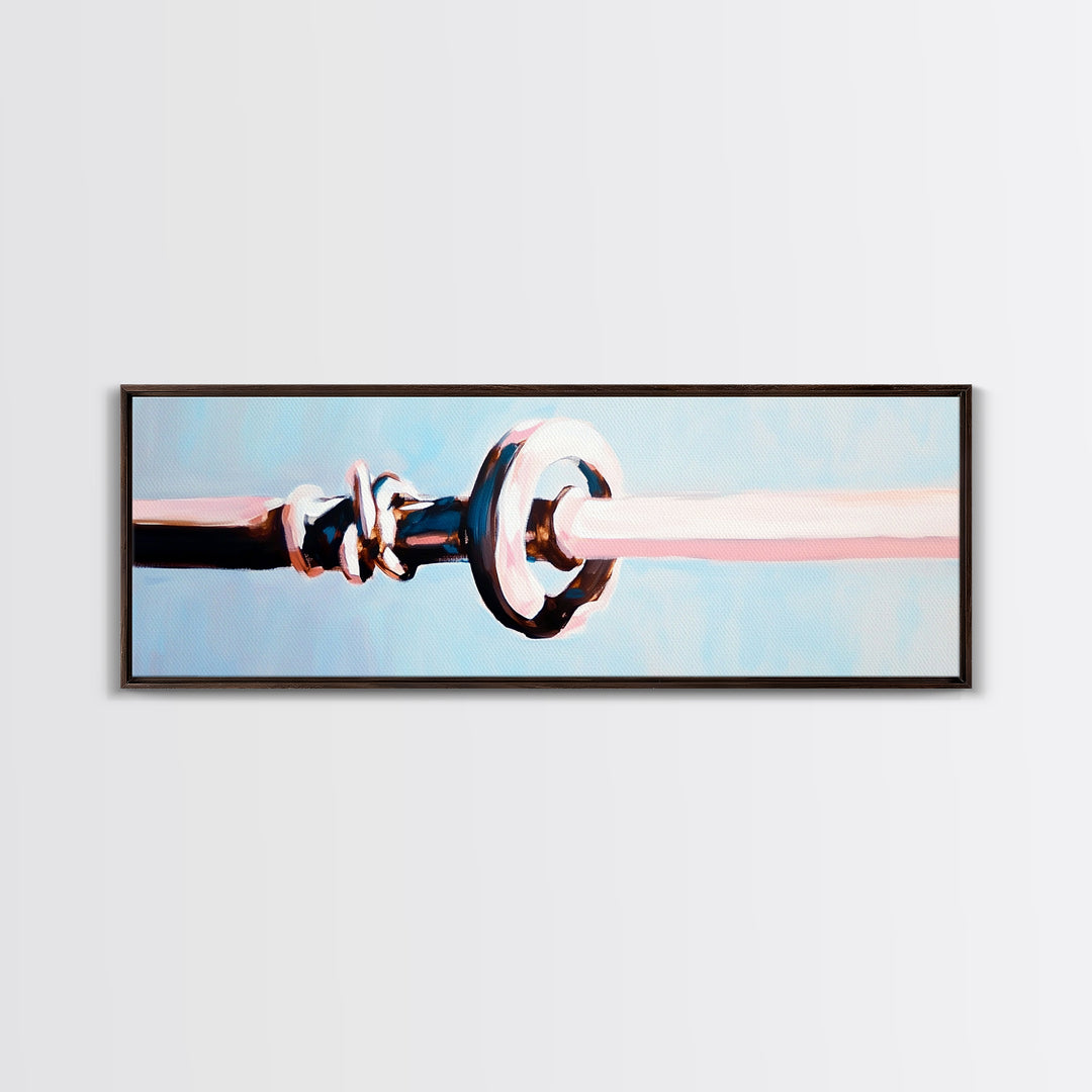 Sailboat Knot, Nautical Theme, Ocean Life, Framed Canvas Print, Coastal Home Decor, Minimalist Seaside Art, Beach House Wall Art