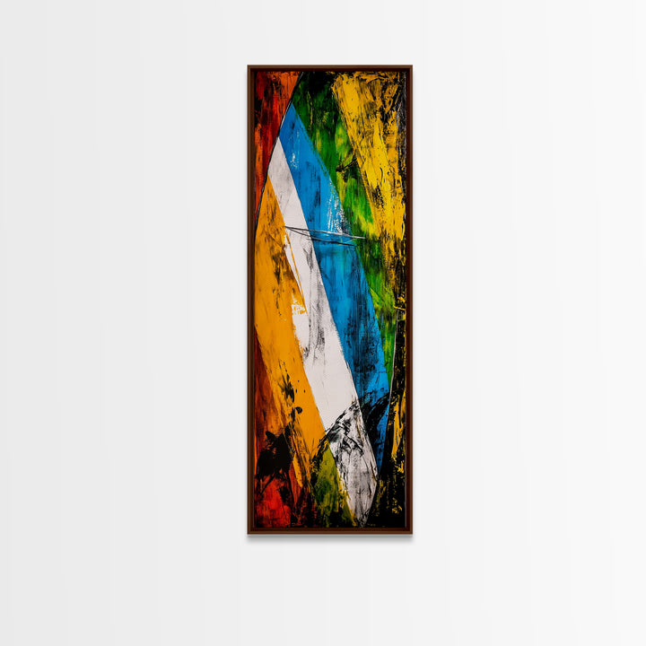 Abstract Shapes, Modern Art, Geometric Canvas Print, Bold Wall Art, Contemporary Home Decor, Large Office Art, Unique Statement Art