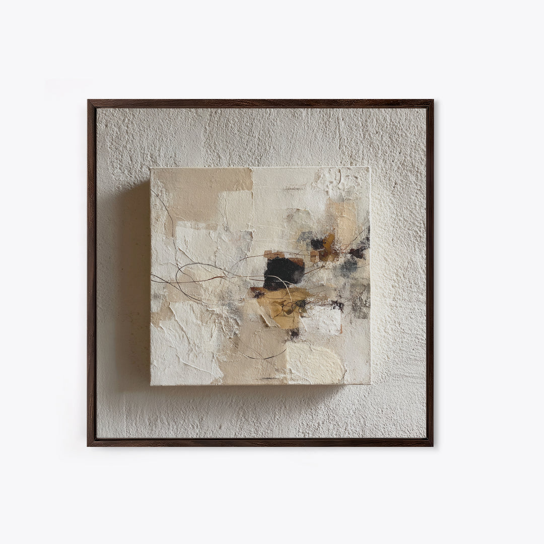 Minimal Two Figure Line Drawing Framed Canvas Print, Above Bed Art, Home Decor, Bedroom Decor, Fine Art, Serenity, ABA-1x1-32