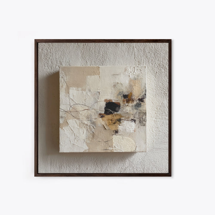 Minimal Two Figure Line Drawing Framed Canvas Print, Above Bed Art, Home Decor, Bedroom Decor, Fine Art, Serenity, ABA-1x1-32