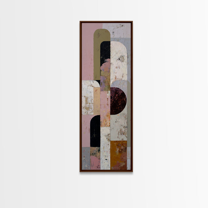 Neutral Abstract Arches Canvas Print, Above Bed Art, Printable Wall Art, Bedroom Decor, Fine Art, Serenity, Whimsical Decor, ABA-1x3-40