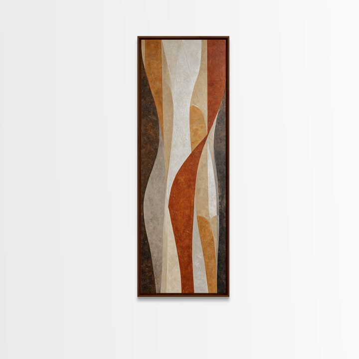 Neutral Abstract Arches Canvas Print, Above Bed Art, Living Room Decor, Bedroom Decor, Abstract Art, Serenity 388, ABA-1x3-88
