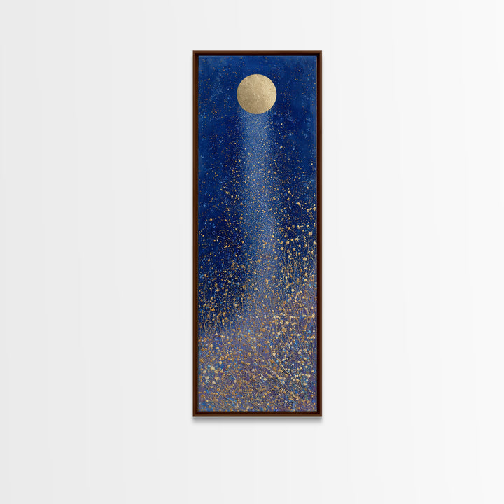 Subtle Celestial Scene Canvas Print, Above Bed Art, 3 Piece Wall Art, Bedroom Decor, Oil Painting, Serenity, Textured Painting, ABA-1x3-97