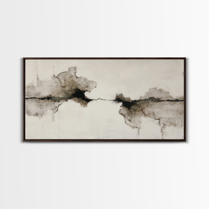 Minimal Two Figure Line Drawing Canvas Print, Above Bed Art, Living Room Decor, Bedroom Decor, Serenity 176, Piece Wall Art, ABA-2x1-76