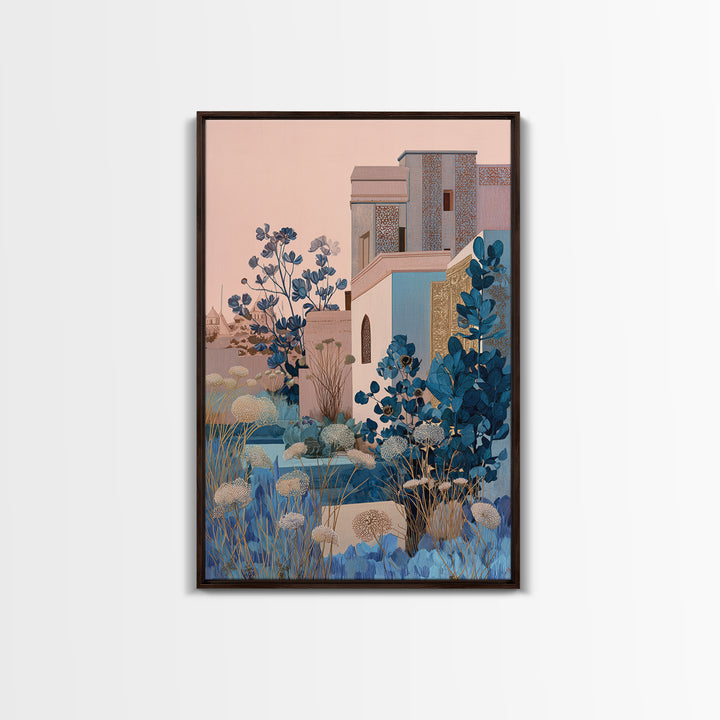 Oversized Lavender Field Framed Canvas Print, Above Bed Art, Room Decor, Bedroom Decor, Oil Painting, Serenity, Large Wall Art, ABA-2x3-51