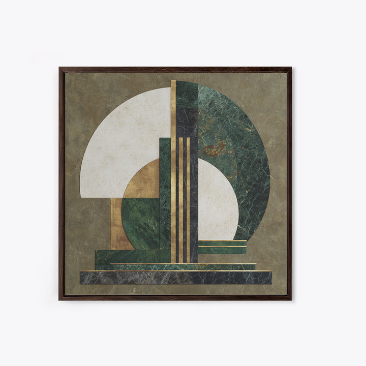 Deco Doorway Study Framed Canvas Print, Art Deco Art, Neutral Decor, Living Room Decor, Fine Art, Glamour, Home Decor, ADA-1x1-63