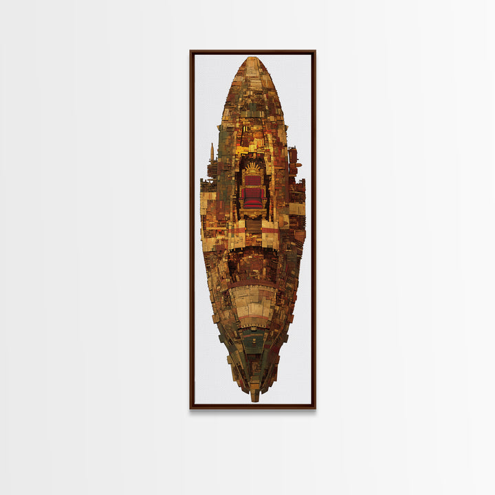 Ornate African Shield Throne Relic Wall Art, African Tribal Art Print, Afrocentric Decor, Cultural Home Decor Gift, Statement Piece