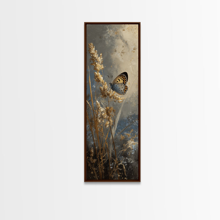 Butterfly Specimen Composition Canvas Print, Animal Art, Nursery Decor, Living Room Decor, Fine Art, Creature, Nursery Art, ANI-1x3-11