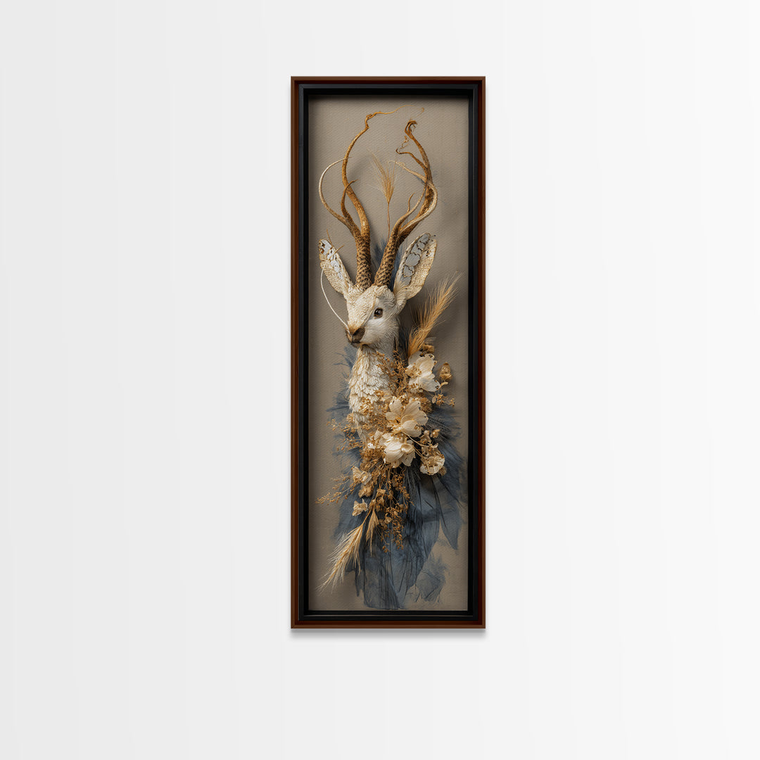 Butterfly Specimen Composition Framed Canvas Print, Animal Art, Printable Art, Living Room Decor, Fine Art, Creature, ANI-1x3-83