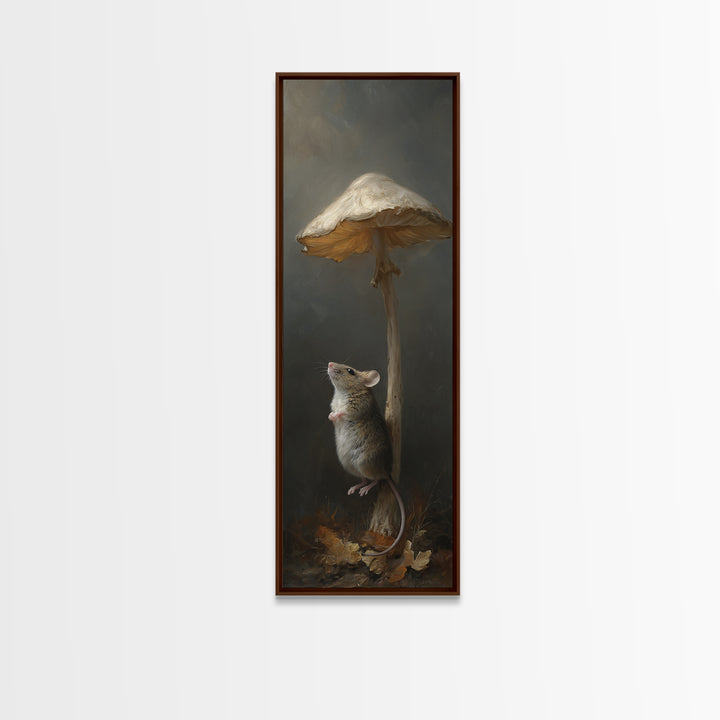 Tiny Field Mouse Canvas Print, Animal Art, Fine Art Print, Living Room Decor, Fine Art, Creature, Wall Decor, Digital Prints, ANI-1x3-94