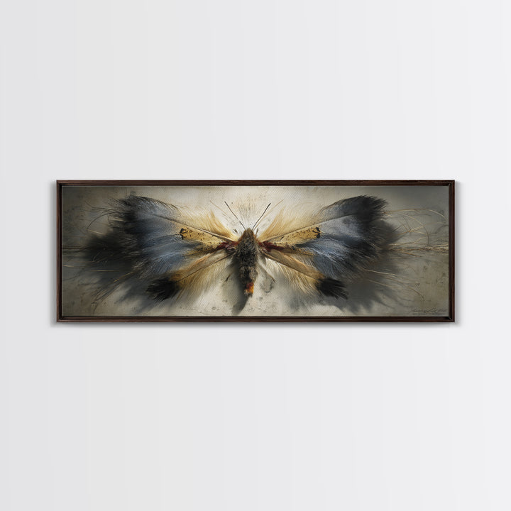 Butterfly Specimen Composition Canvas Print, Animal Art, Fine Art Print, Living Room Decor, Fine Art, Creature, Wall Decor, ANI-3x1-39