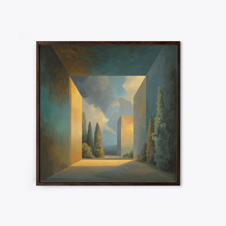 Surreal Dream Landscape Framed Canvas Print, Art, Wall Art for Mom, Living Room Decor, Fine Art, Wood Wall Art, ART-1x1-11