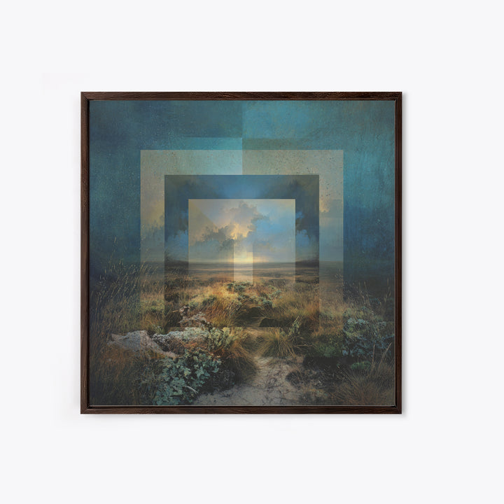 Surreal Dream Landscape Framed Canvas Print, Art, Wall Decor, Living Room Decor, Oil Painting, Wall Art, Art Prints, ART-1x1-83