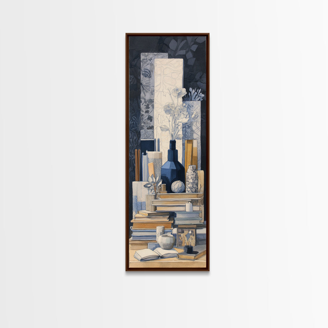 Sunlit Interior Still Life Canvas Print, Art, Ai Art, Living Room Decor, Fine Art, Home Decor, Gallery Decor, ART-1x3-2