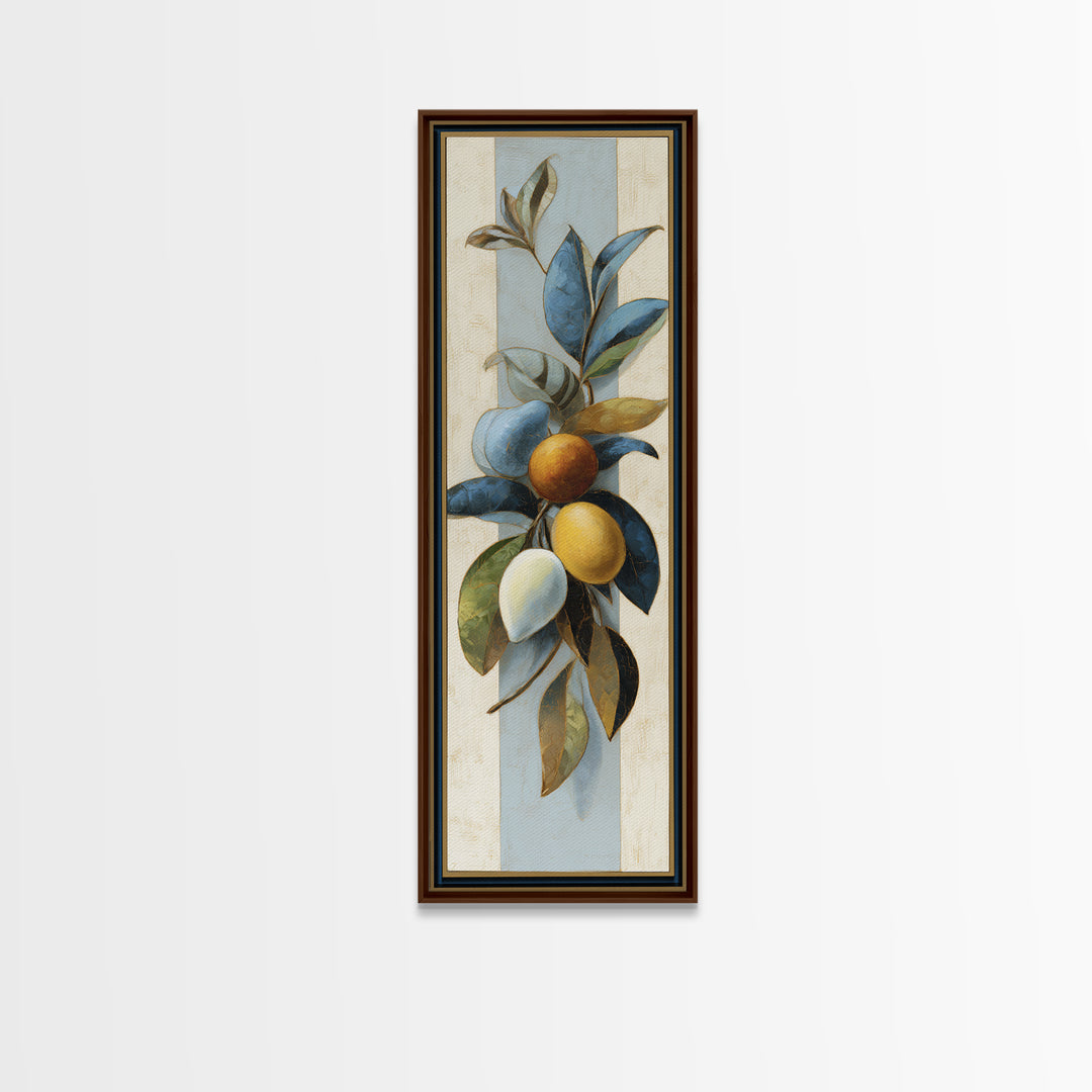 Bold Pop Fruit Composition Canvas Print, Art, Gallery Decor, Living Room Decor, Fine Art, Contemporary Art, Wall Art, ART-1x3-28