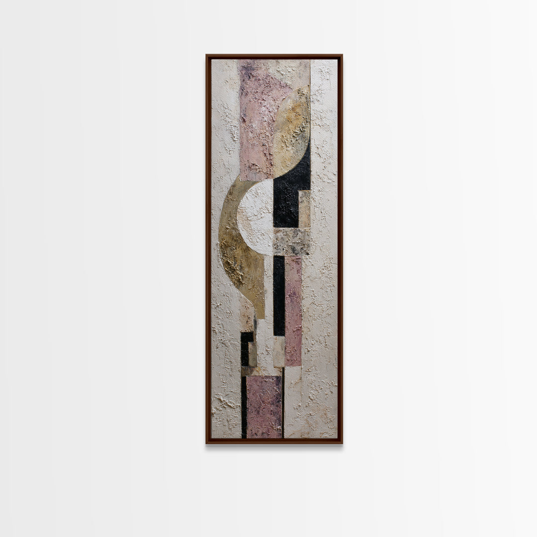 Textured Neutral Abstraction Canvas Print, Art, Textured Wall Art, Living Room Decor, Abstract Art, Gallery Decor, ART-1x3-49