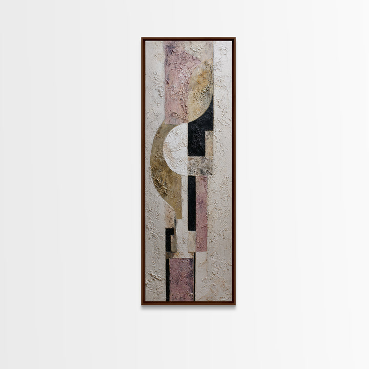 Textured Neutral Abstraction Canvas Print, Art, Textured Wall Art, Living Room Decor, Abstract Art, Gallery Decor, ART-1x3-49