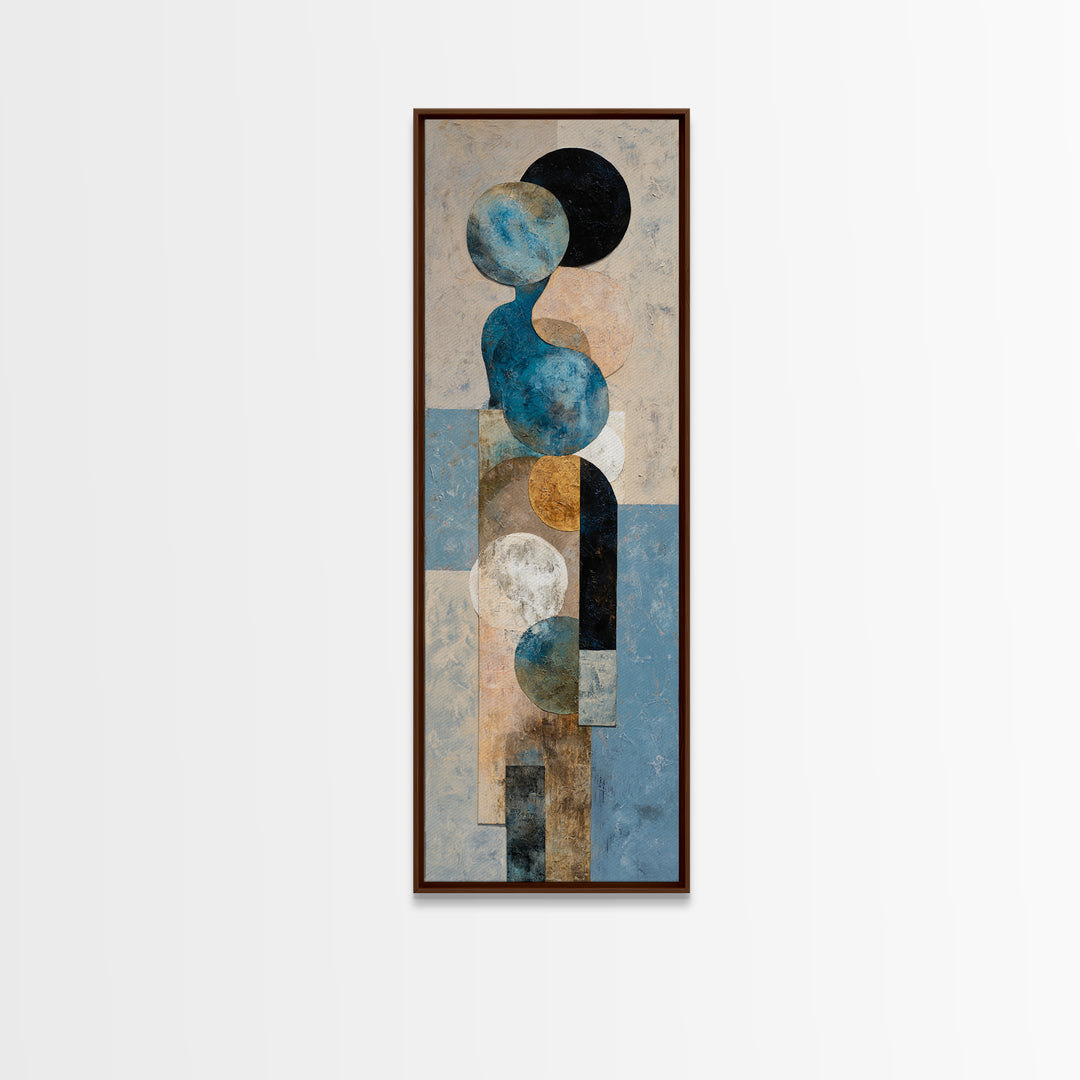 Abstract Water Forms Canvas Print, Art, Wall Art, Living Room Decor, Fine Art, Original Art, Art Nouveau, Framed Wall Art, ART-1x3-55