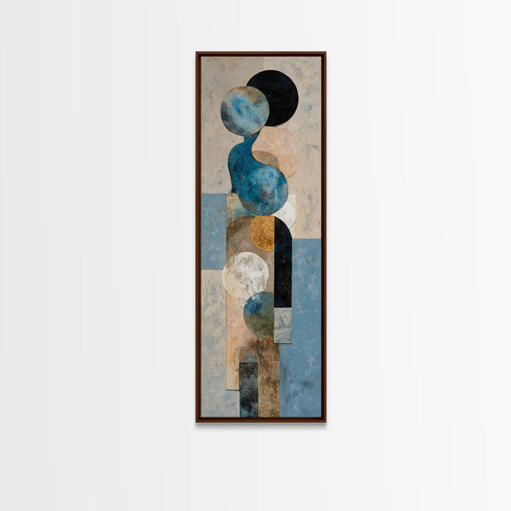 Abstract Water Forms Canvas Print, Art, Wall Art, Living Room Decor, Fine Art, Original Art, Art Nouveau, Framed Wall Art, ART-1x3-55