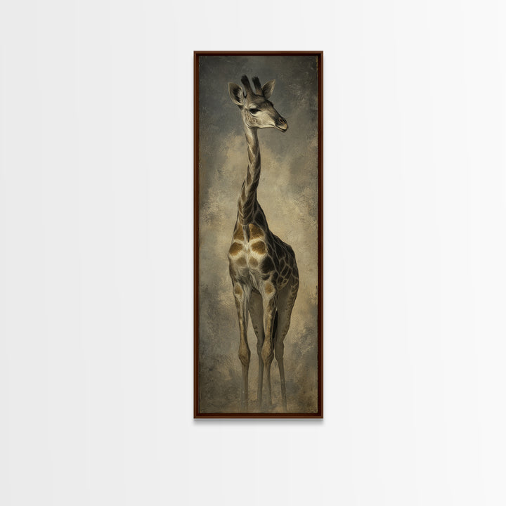 Elegant Animal Portrait Canvas Print, Art, Art Nouveau, Living Room Decor, Fine Art, Abstract Wall Art, Resin Art, ART-1x3-6