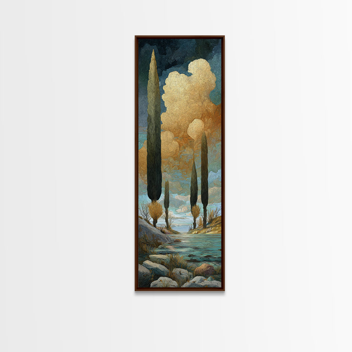 Surreal Dream Landscape Framed Canvas Print, Art, Wall Art for Mom, Living Room Decor, Fine Art, Wood Wall Art, ART-1x3-71