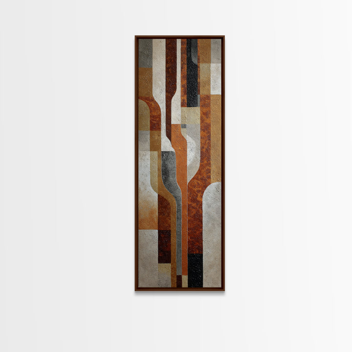 Textured Neutral Abstraction Canvas Print, Art, Black Art, Living Room Decor, Fine Art, Wall Decor, Neutral Decor, ART-1x3-97