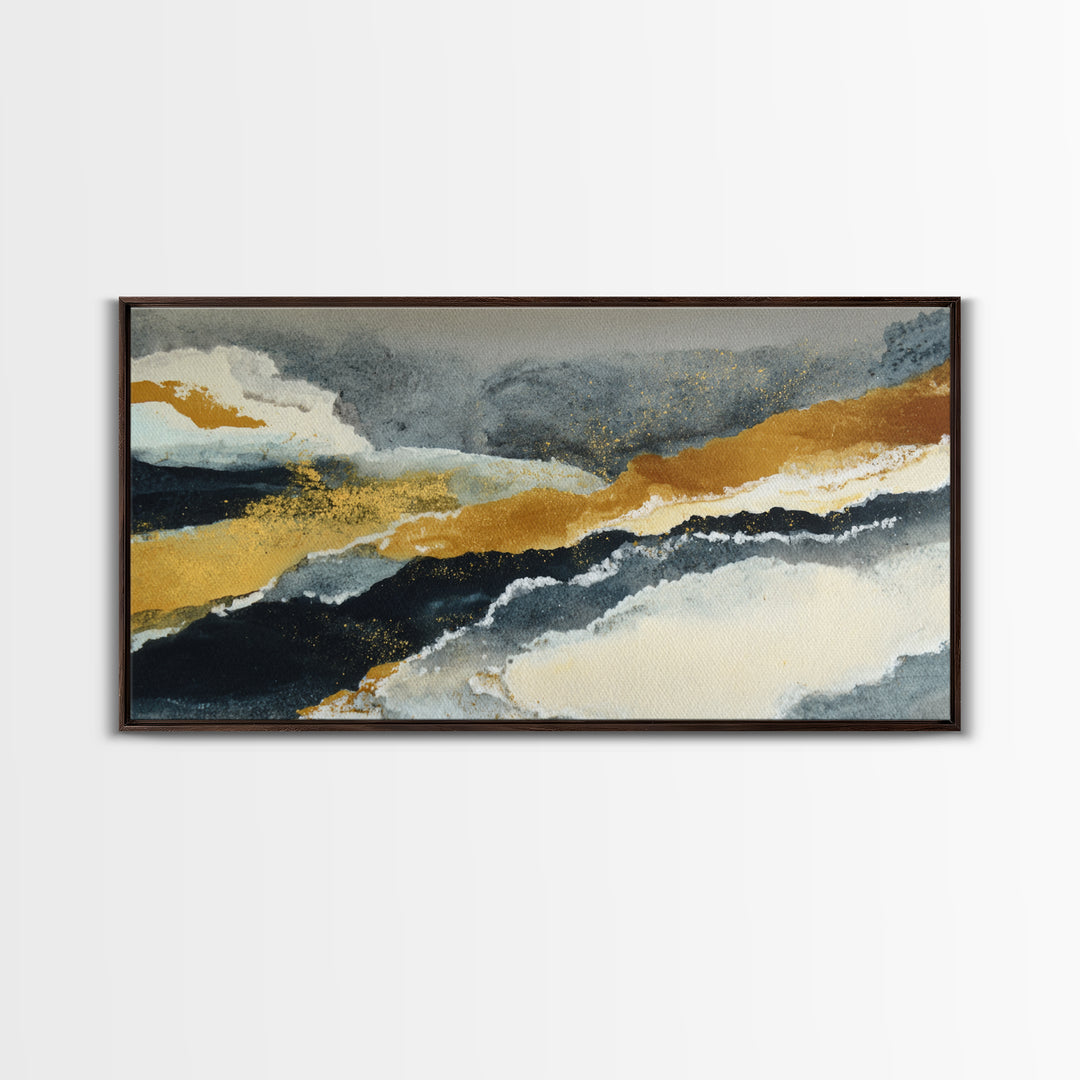 Simple Monochrome Figure Study Canvas Print, Art, Minimalist Decor, Living Room Decor, Oil Painting, Large Wall Art, ART-2x1-32