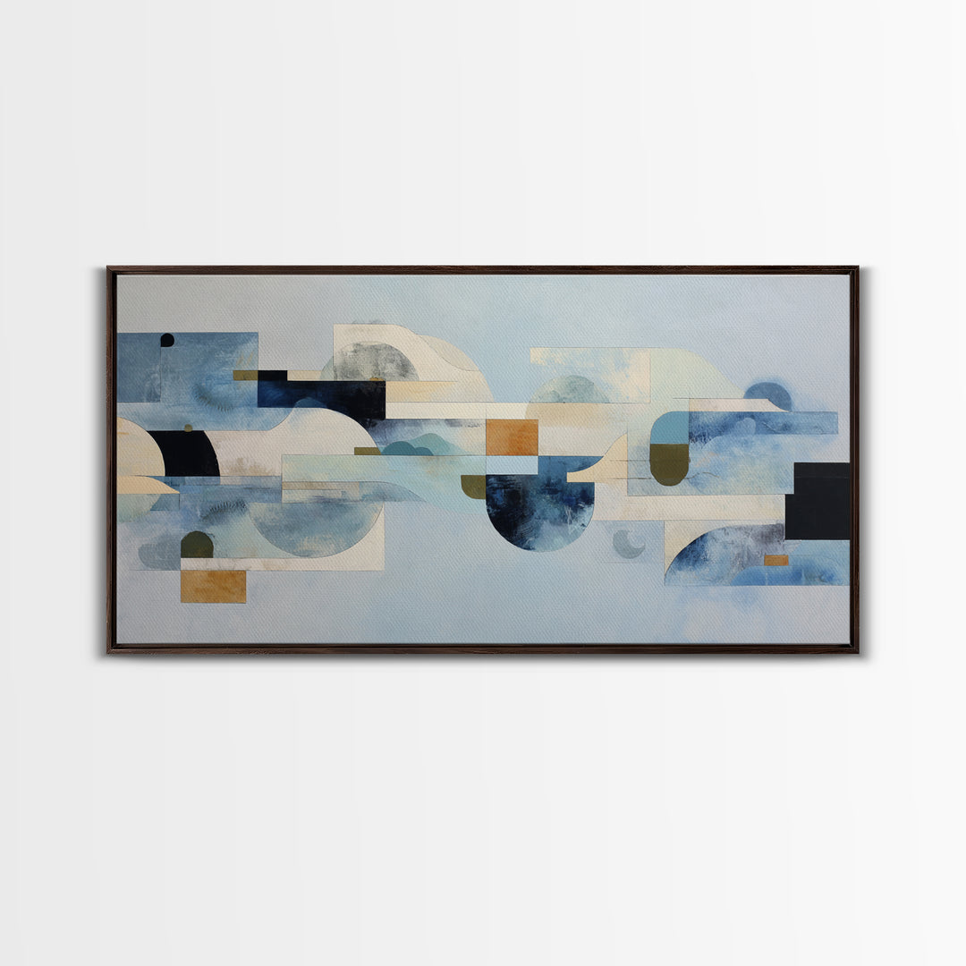 Abstract Water Forms Canvas Print, Art, Living Room Decor, Fine Art, Art Nouveau, Framed Wall Art, Canvas Wall Art, ART-2x1-39