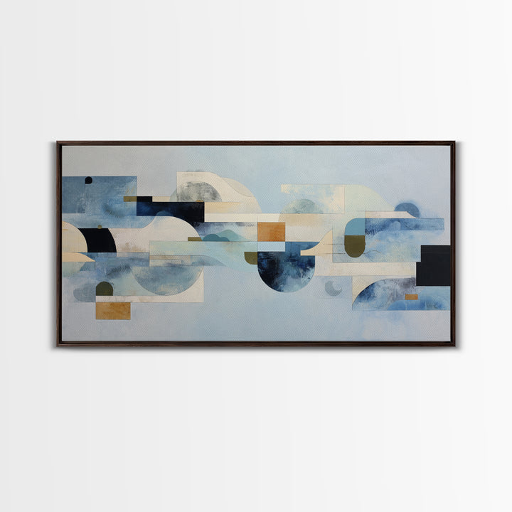 Abstract Water Forms Canvas Print, Art, Living Room Decor, Fine Art, Art Nouveau, Framed Wall Art, Canvas Wall Art, ART-2x1-39