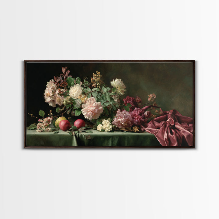 Museum Still Life Framed Canvas Print, Art, Contemporary Art, Living Room Decor, Oil Painting, Art Deco, Original Art, ART-2x1-45