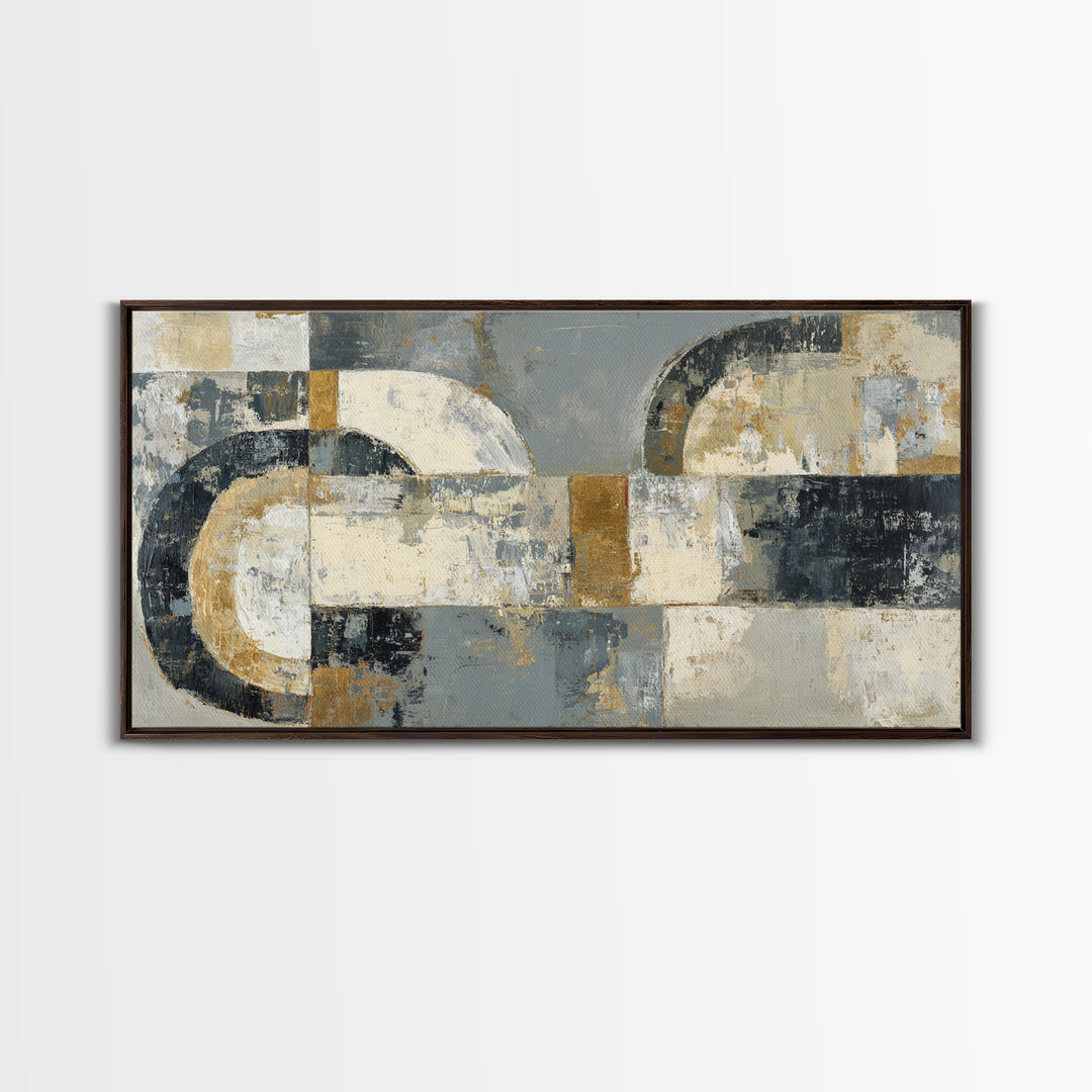 Textured Neutral Abstraction Canvas Print, Art, Textured Painting, Living Room Decor, Abstract Art, Digital Wall Art, ART-2x1-57